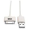 Tripp Lite M110-003-WH mobile phone cable White 39.4" (1 m) USB A Apple 30-pin1