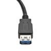 Tripp Lite U324-06N-BK USB cable USB 3.2 Gen 1 (3.1 Gen 1) 5.91" (0.15 m) USB A Black, Metallic2