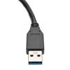 Tripp Lite U324-06N-BK USB cable USB 3.2 Gen 1 (3.1 Gen 1) 5.91" (0.15 m) USB A Black, Metallic3