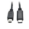 Tripp Lite U040-006-MINI USB cable USB 2.0 72" (1.83 m) Mini-USB B USB C Black1