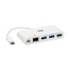 Tripp Lite U460-003-3AG-C laptop dock/port replicator USB 3.2 Gen 1 (3.1 Gen 1) Type-C White1