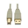 Tripp Lite U022-015-BE USB cable USB 2.0 181.1" (4.6 m) USB A USB B Beige1