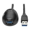 Tripp Lite U324-006-DSK2 USB cable USB 3.2 Gen 1 (3.1 Gen 1) 70.9" (1.8 m) USB A 2 x USB A Black1