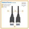 Tripp Lite U325-006 USB cable USB 3.2 Gen 1 (3.1 Gen 1) 72" (1.83 m) USB A Black6