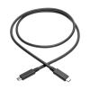 Tripp Lite U420-003-G2-5A USB cable USB 3.2 Gen 2 (3.1 Gen 2) 36" (0.914 m) USB C Black2