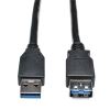 Tripp Lite U324-006-BK USB cable USB 3.2 Gen 1 (3.1 Gen 1) 72" (1.83 m) USB A Black1