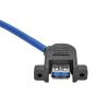 Tripp Lite U324-001-APM USB cable USB 3.2 Gen 1 (3.1 Gen 1) 11.8" (0.3 m) USB A Black, Blue3