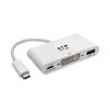 Tripp Lite U444-06N-DU-C laptop dock/port replicator USB 3.2 Gen 1 (3.1 Gen 1) Type-C White1