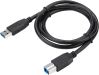 Targus 1m USB 3.0 USB cable USB 3.2 Gen 1 (3.1 Gen 1) 39.4" (1 m) USB A USB B Black1