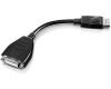 Lenovo 45J7915 video cable adapter 7.87" (0.2 m) DVI-D DisplayPort Black1