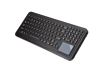 iKey SLP-102-TP keyboard Universal USB QWERTY Black1