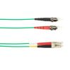 Black Box 2m, ST-LC InfiniBand/fibre optic cable 78.7" (2 m) Green, Multicolor1