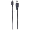 Manhattan 325684 USB cable USB 2.0 118.1" (3 m) USB A Micro-USB B Black4