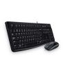 Logitech MK120 keyboard Mouse included Office USB Black2