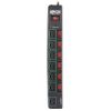 Tripp Lite TLP76MSGB surge protector Black 7 AC outlet(s) 110 - 125 V 72" (1.83 m)13