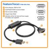 Tripp Lite P566-003-VGA video cable adapter 35.4" (0.9 m) HDMI HD15, MICRO-USB B Black10