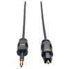 Tripp Lite A104-02M audio cable 78.7" (2 m) TOSLINK Mini-TOSLINK Black1