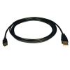 Tripp Lite U030-006 USB cable USB 2.0 72" (1.83 m) USB A Mini-USB B Black1