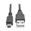 Tripp Lite U030-006-COIL USB cable USB 2.0 70.9" (1.8 m) USB A Mini-USB B Black2