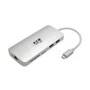 Tripp Lite U442-DOCK11-S laptop dock/port replicator USB 3.2 Gen 2 (3.1 Gen 2) Type-C Silver1