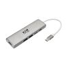 Tripp Lite U442-DOCK10-S laptop dock/port replicator USB 3.2 Gen 2 (3.1 Gen 2) Type-C Silver1