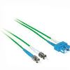 C2G 2m ST/SC Duplex 50/125 Multimode Fiber Patch Cable InfiniBand/fibre optic cable 78.7" (2 m) Green1