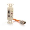 C2G 60023 socket-outlet Ivory, Orange1