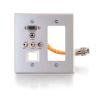 C2G 60044 socket-outlet Aluminum, Orange1