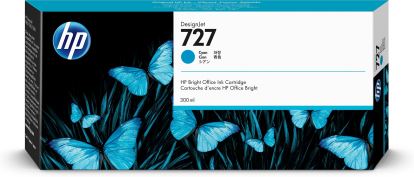 HP 727 300-ml Cyan DesignJet Ink Cartridge1