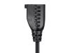 Monoprice 1302 power cable Black 11.8" (0.3 m) C14 coupler NEMA 5-15R6