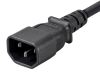 Monoprice 6329 power cable Black 35.4" (0.9 m) C14 coupler C13 coupler4