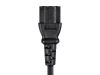 Monoprice 6329 power cable Black 35.4" (0.9 m) C14 coupler C13 coupler5