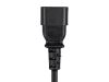 Monoprice 6329 power cable Black 35.4" (0.9 m) C14 coupler C13 coupler6