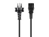 Monoprice 7670 power cable Black 72" (1.83 m) AS3112 IEC C132