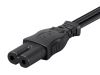 Monoprice 7671 power cable Black 35.4" (0.9 m) NEMA 5-15P IEC 3203