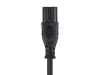 Monoprice 7671 power cable Black 35.4" (0.9 m) NEMA 5-15P IEC 3206