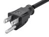 Monoprice 7684 power cable Black 72" (1.83 m) NEMA 5-15P IEC C134