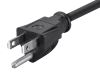 Monoprice 7687 power cable Black 35.4" (0.9 m) IEC 320 NEMA 5-15P4