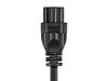 Monoprice 7687 power cable Black 35.4" (0.9 m) IEC 320 NEMA 5-15P6