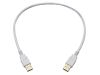 Monoprice 8609 USB cable USB 2.0 18" (0.457 m) USB A White1