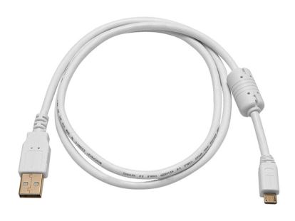 Monoprice 8640 USB cable USB 2.0 36" (0.914 m) USB A Micro-USB B White1