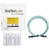 StarTech.com MPO12PL3M InfiniBand/fibre optic cable 118.1" (3 m) MPO/MTP Aqua color4