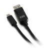 C2G 26902 video cable adapter 70.9" (1.8 m) USB Type-C DisplayPort Black2