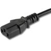 StarTech.com PXTF10110 power cable Black 118.1" (3 m) NEMA 5-15P C13 coupler3