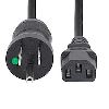 StarTech.com PXTMG1016 power cable Black 70.9" (1.8 m) NEMA 5-15P C13 coupler4