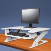 Kantek STS900W monitor mount / stand 24" Desk White2