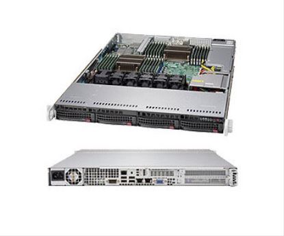 Supermicro SYS-6017R-TDT+ server barebone Intel® C602 LGA 2011 (Socket R) Rack (1U)1