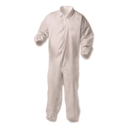 KGA35 Liquid and Particle Protection Coveralls, Elastic Wrists and Ankles, 5X-Large, White, 25/Carton1