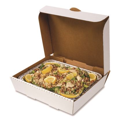 Catering Boxes, 10.88 x 13 x 3, White, Paper, 50/Carton1