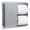 Partition-Mounted Multi-Roll Toilet Tissue Dispenser, 13.25 x 4 x 12.56, Stainless Steel2